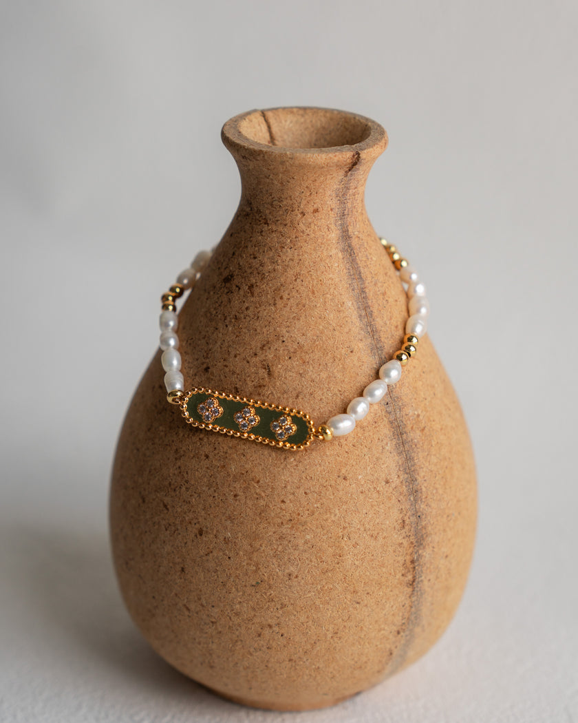 Freshwater Radiance Bracelet | 18k Gold Plated