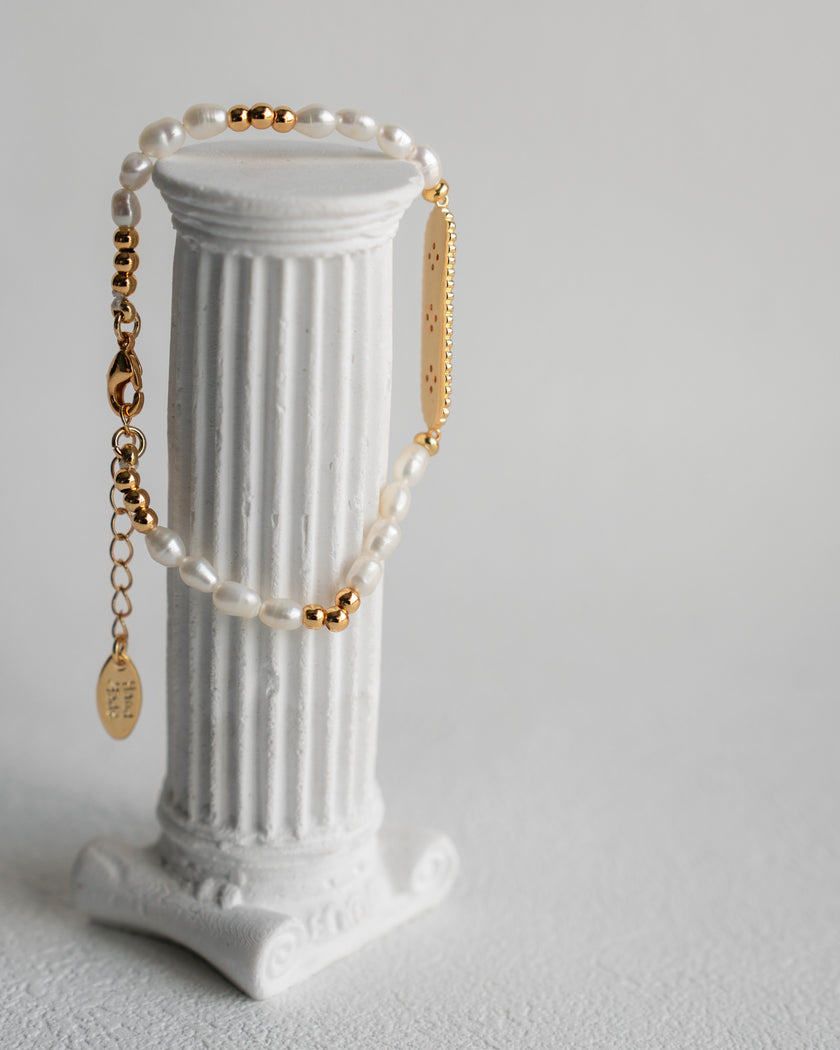 Freshwater Radiance Bracelet | 18k Gold Plated