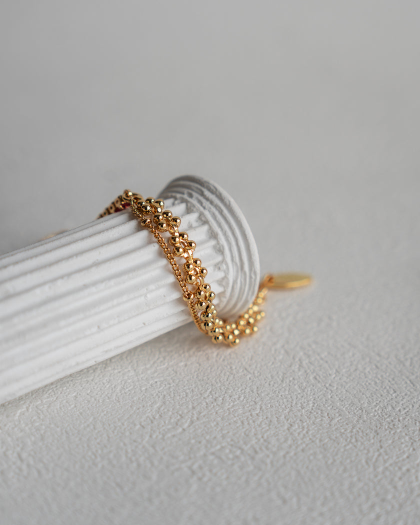 Ava's Vivid Zircon Bracelet