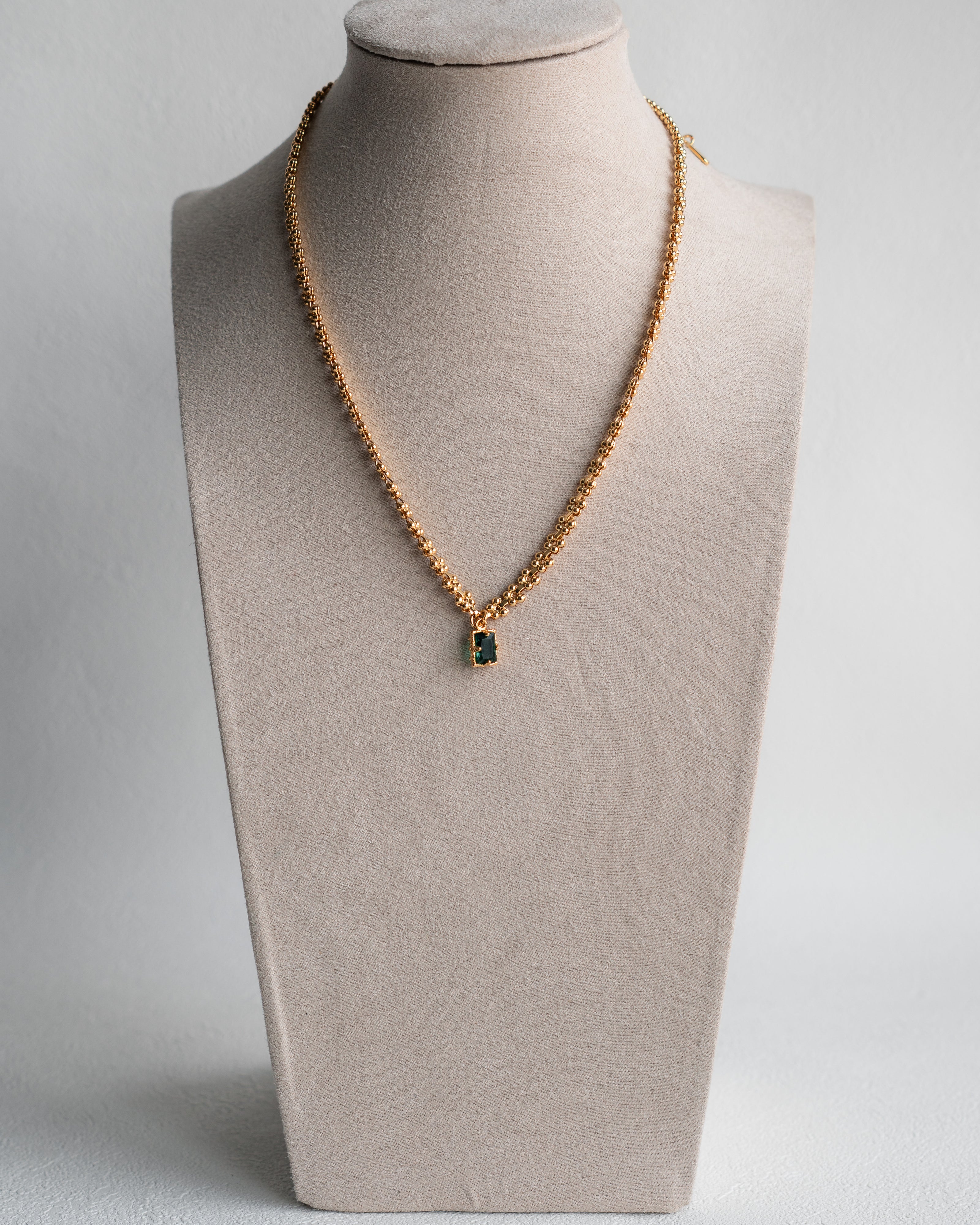 Verdant Zircon Necklace