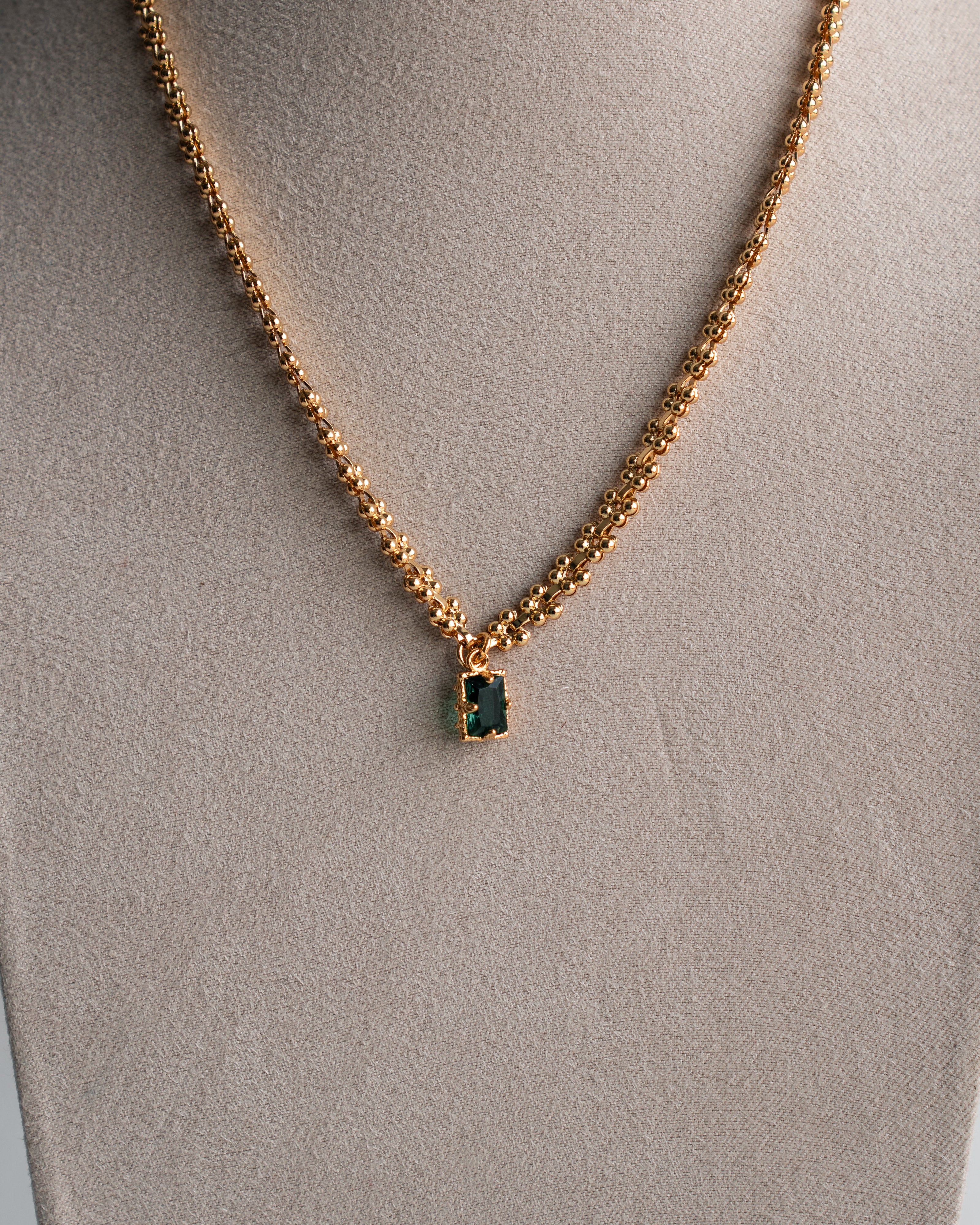 Verdant Zircon Necklace