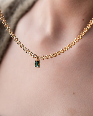 Verdant Zircon Necklace