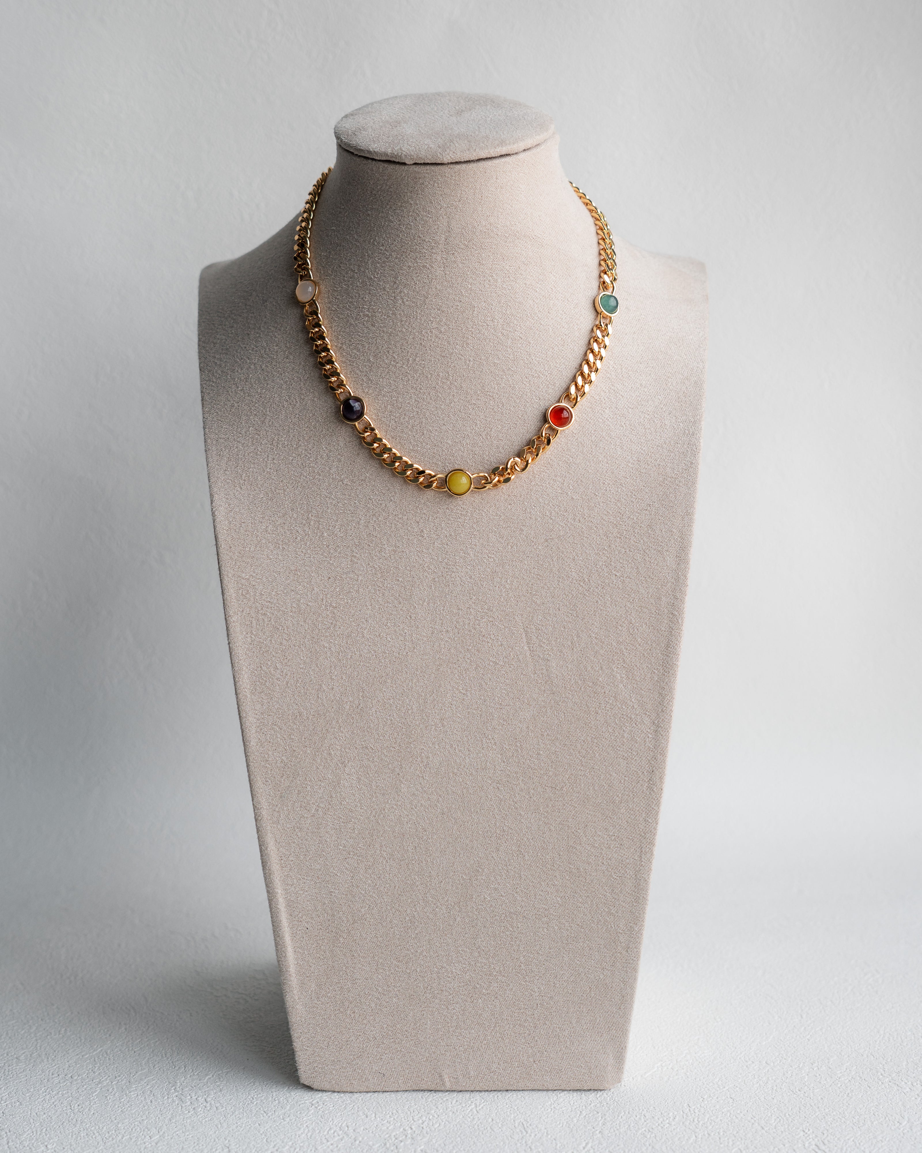 Rainbow Agates Necklace