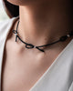 Black Midnight Ribbon Necklace