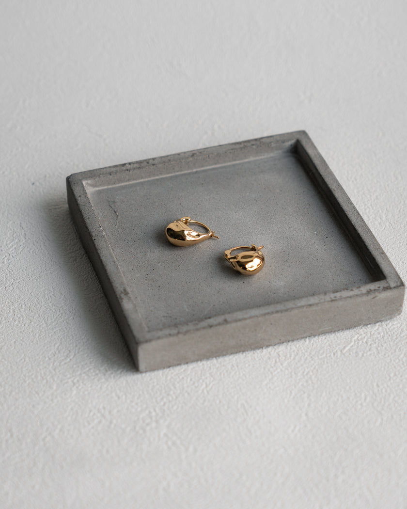 Petite Golden Hoops