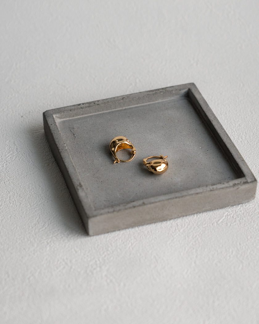 Petite Golden Hoops