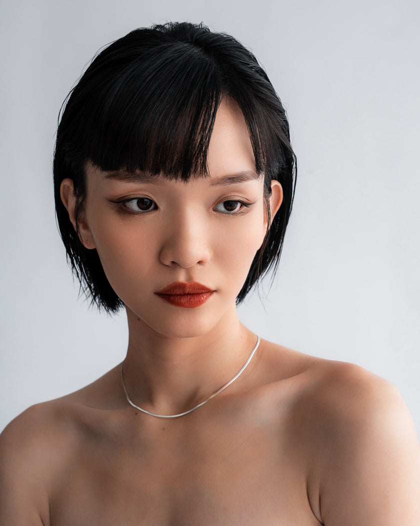 Grace Line Necklace  | Sterling Silver