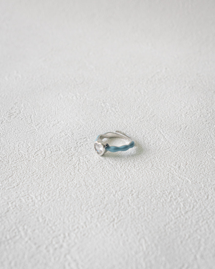 Denim Dream Circle Ring