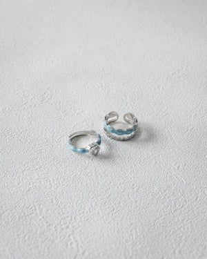 Denim Dream Circle Ring