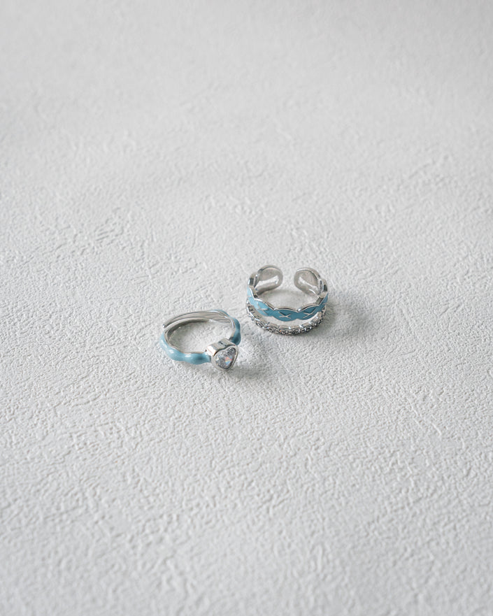 Denim Dream Circle Ring