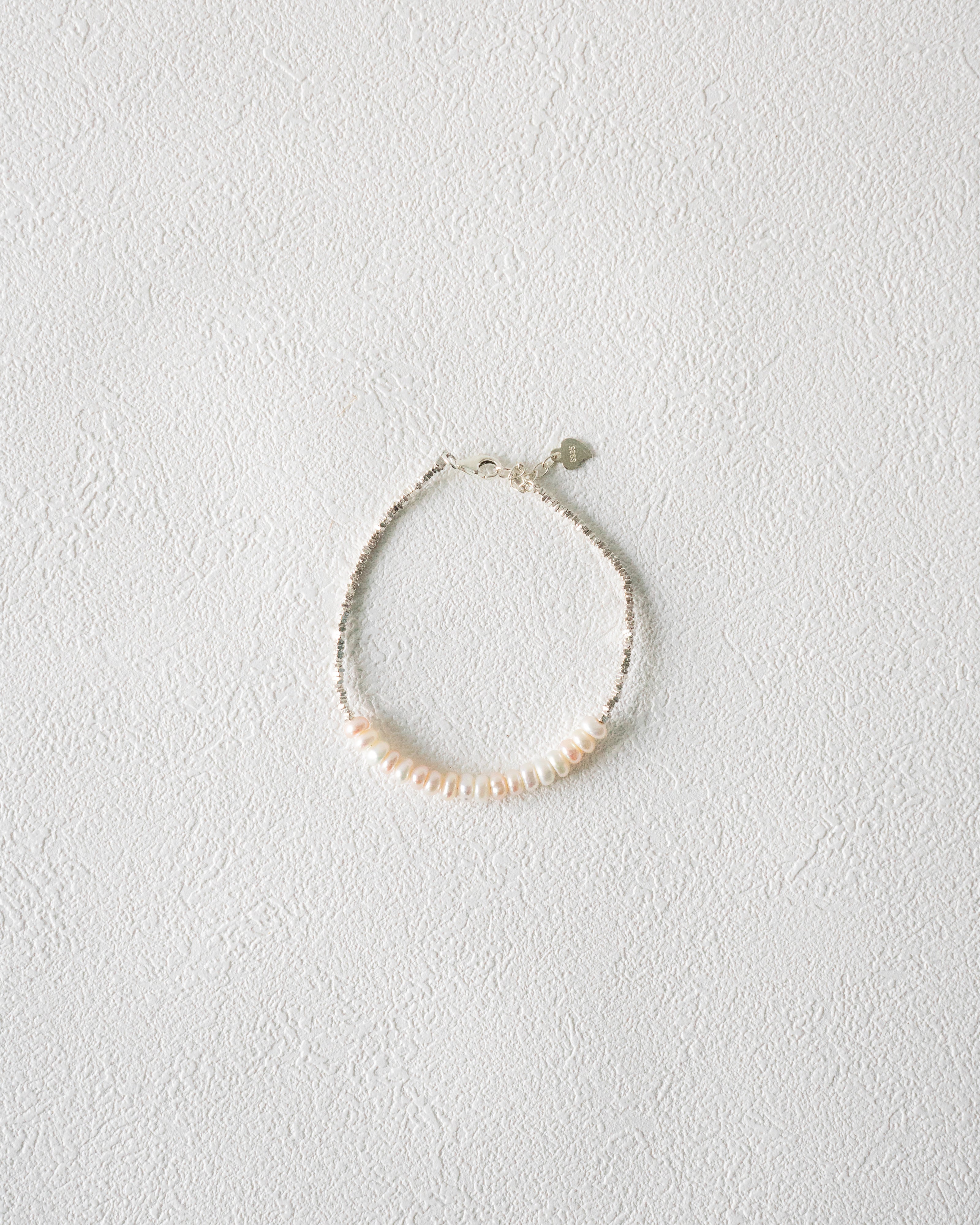 Giselle Pearl Bracelet | Sterling Silver | Fresh Water Pearl