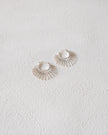 Radiant Apex Hoops | Sterling Silver