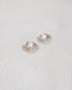 Radiant Apex Hoops | Sterling Silver