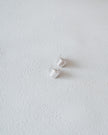 Smooth Slate Stud | Sterling Silver