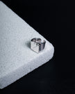 Slice Square Statement Ring | Sterling Silver