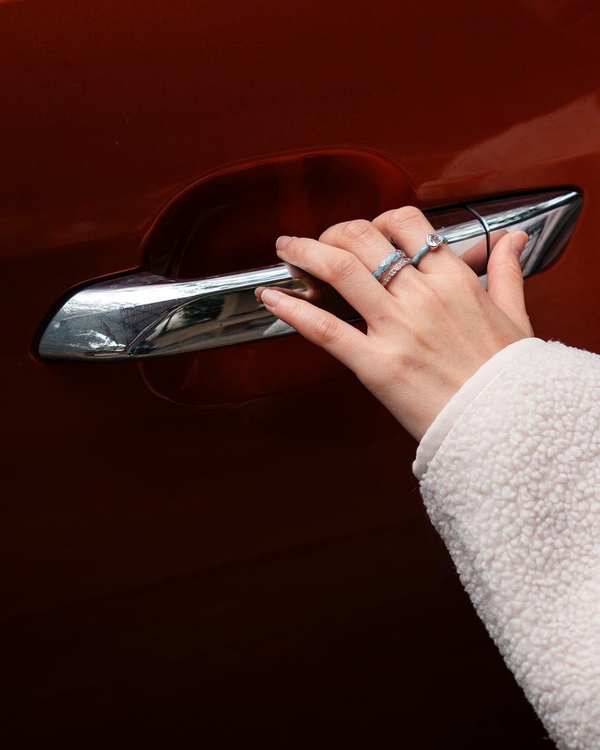 Denim Dream Circle Ring