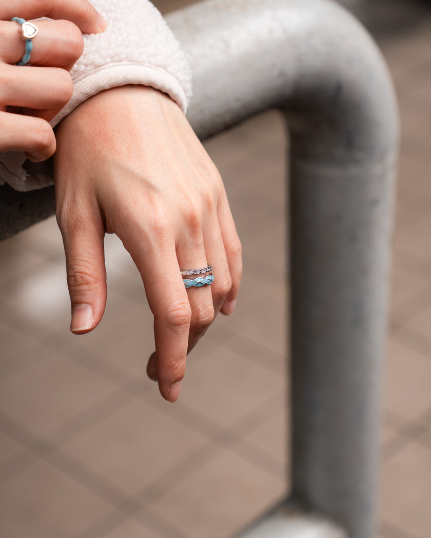 Denim Dream Circle Ring