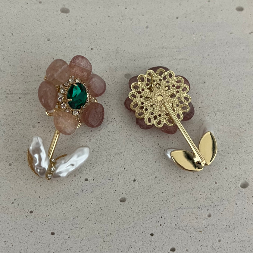 Crystal Garden Big Stud