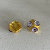 Retro Triple Stones Stud