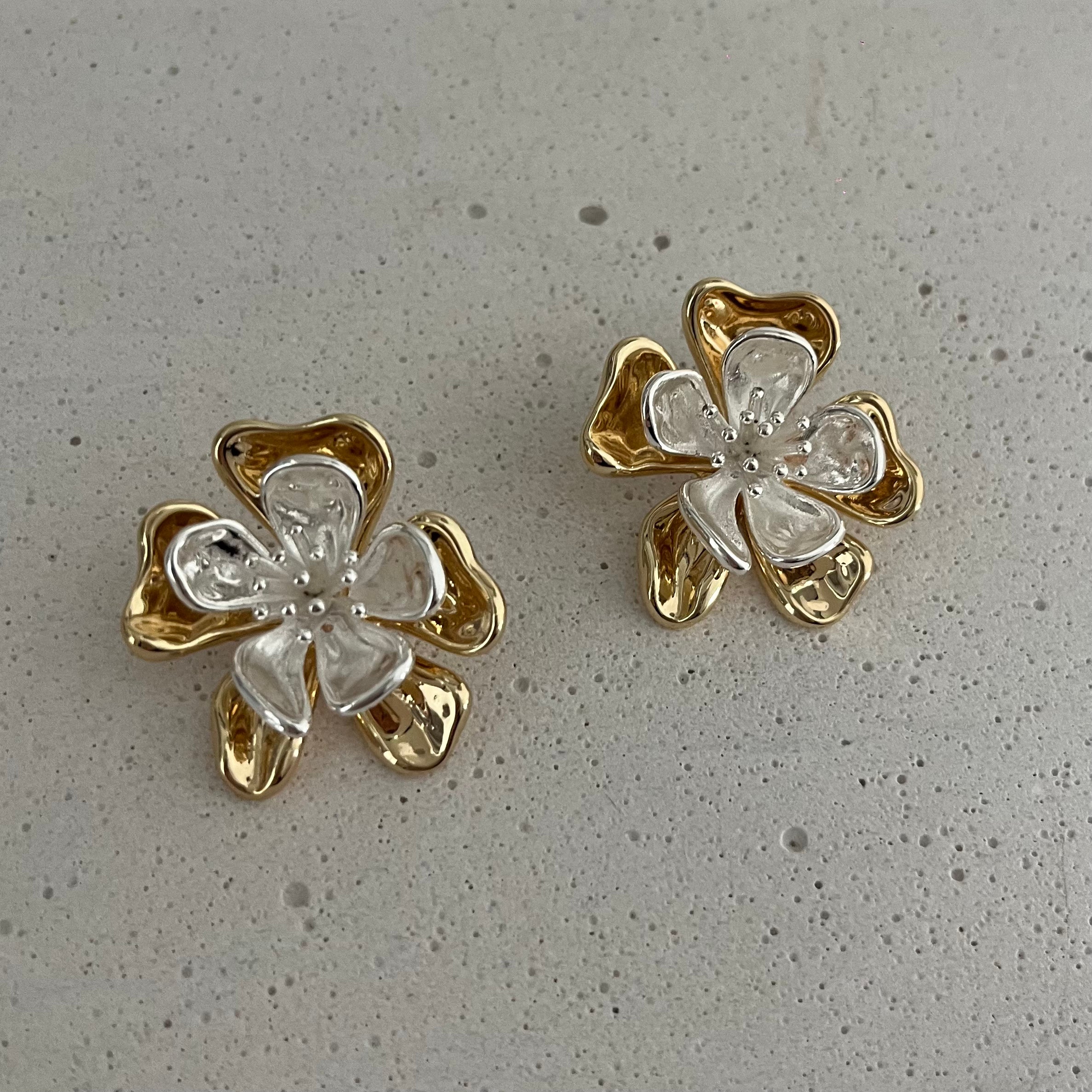 Floral Burst Stud