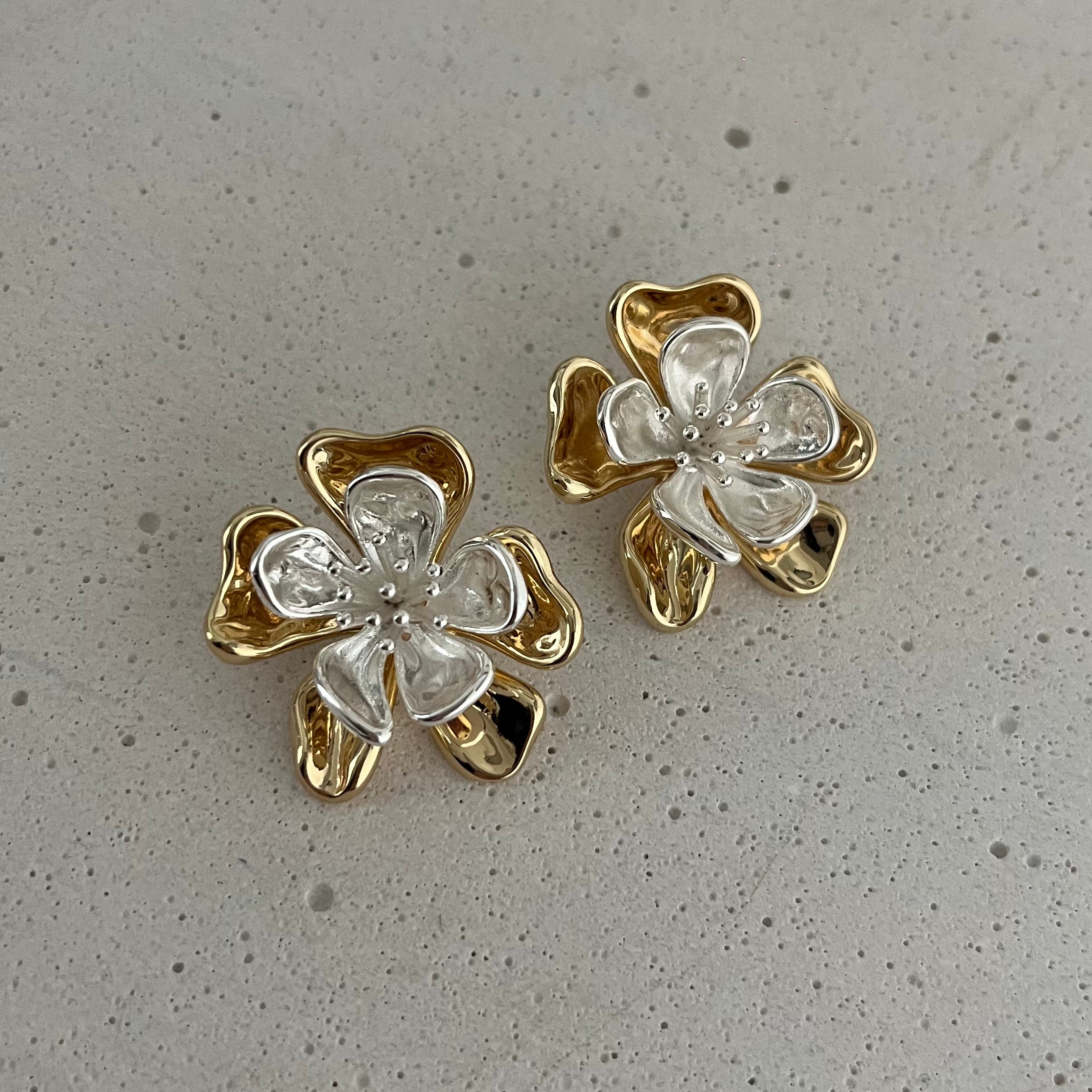 Floral Burst Stud