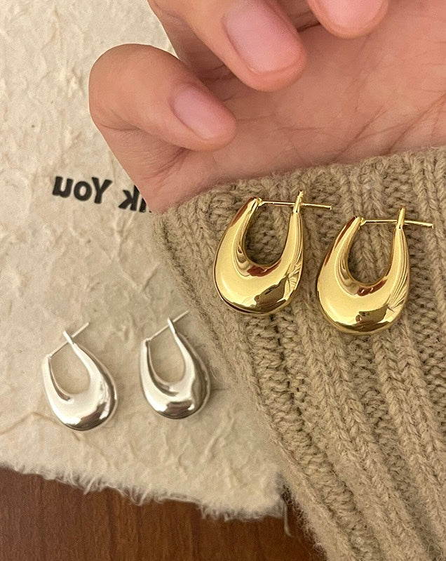 Golden Gleam Hoops