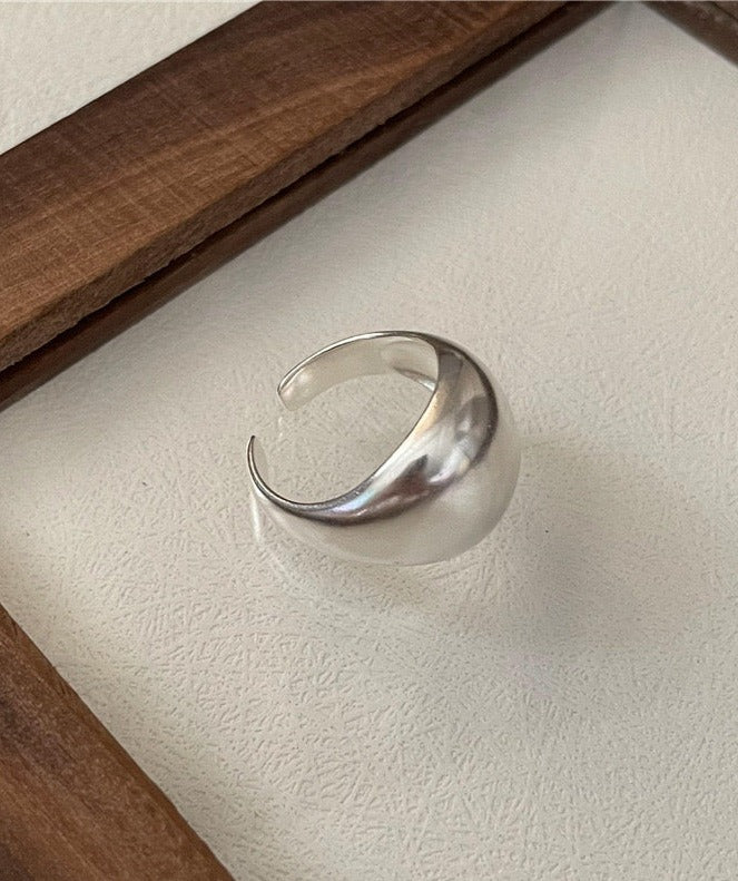 Infinite Edge Bold Ring | Sterling Silver