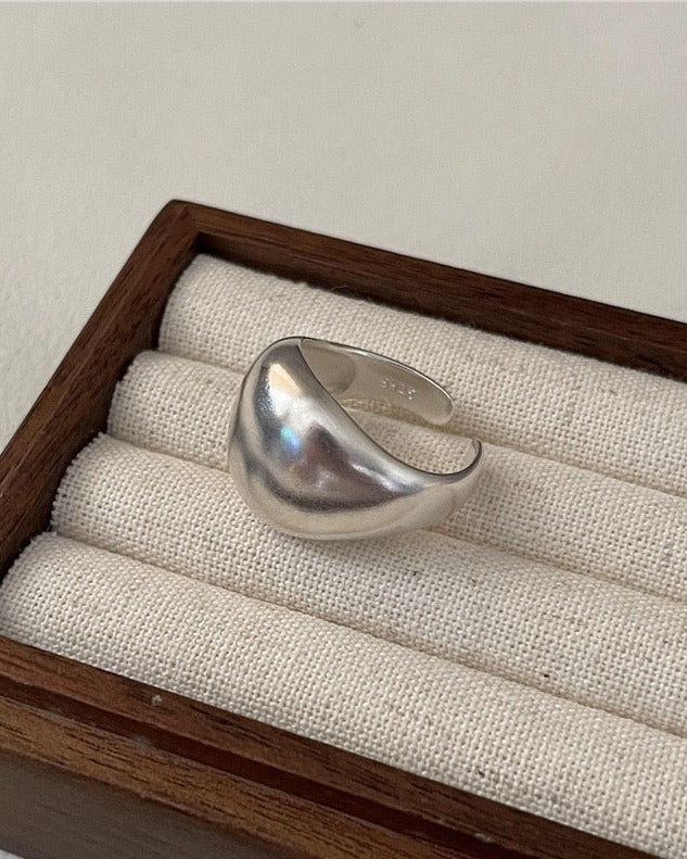 Infinite Edge Bold Ring | Sterling Silver