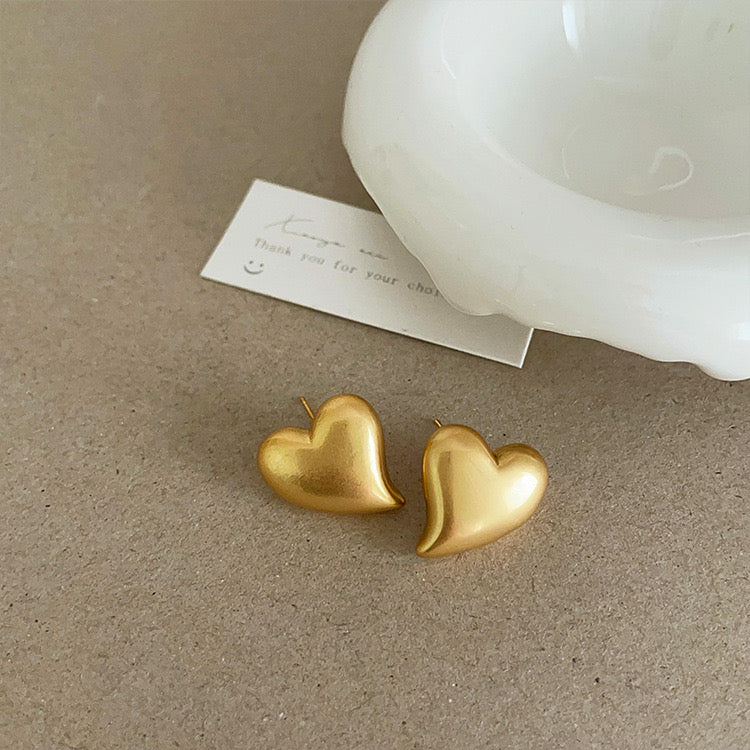 Heart Romance Stud