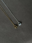 Sculpted Loop Pendant Necklace