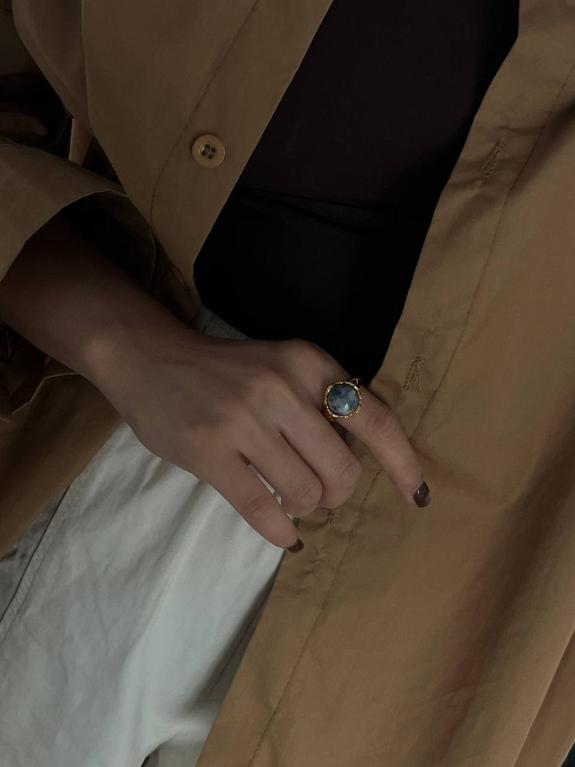 Luna Blue Stone Ring